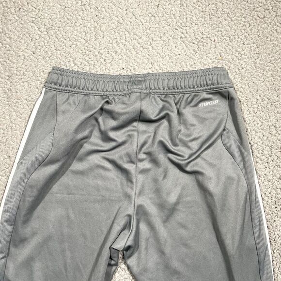 Adidas Aeroready Men's Track Pants Slim Gray Zip Ankle Athletic Sport Small - Picture 6 of 8